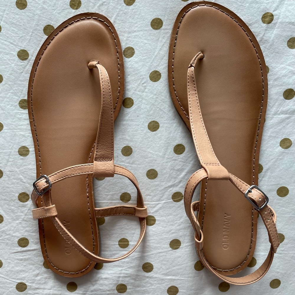 Tan sandals